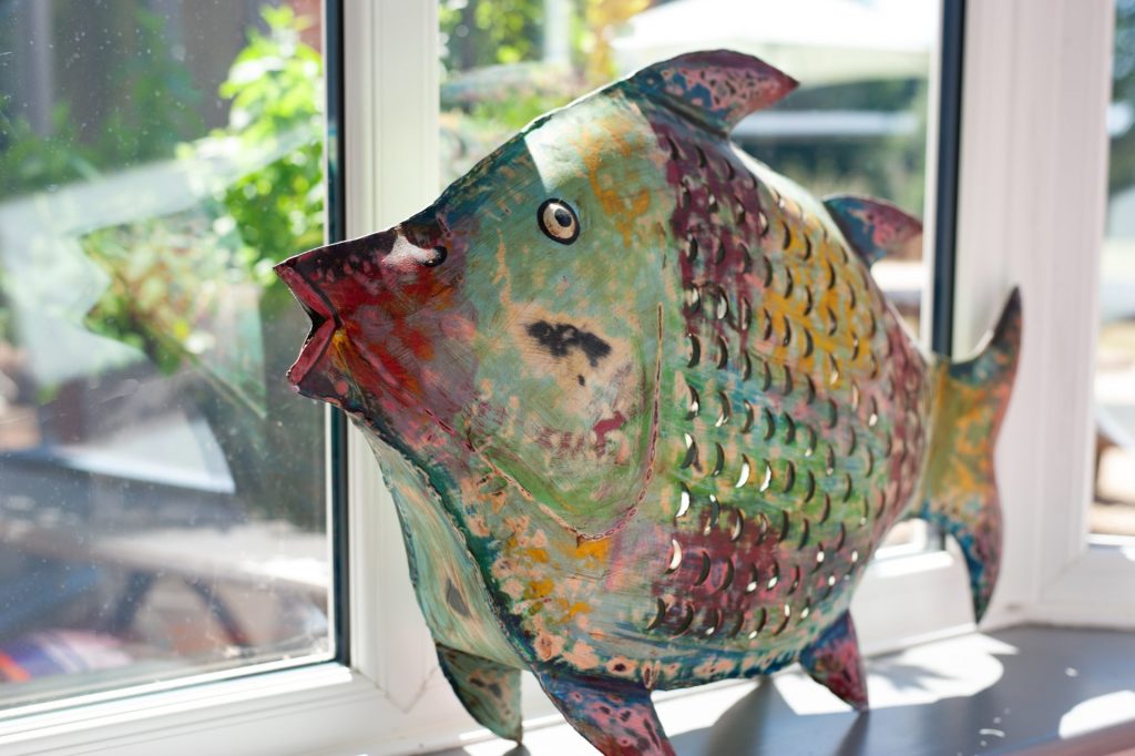 Fish at the pear at parley restaurant in west parley, ferndown, dorset