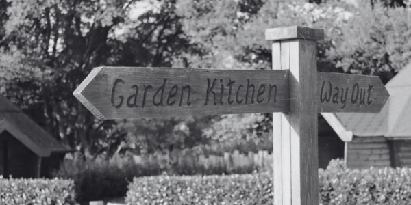 garden kitchen at the pear at parley